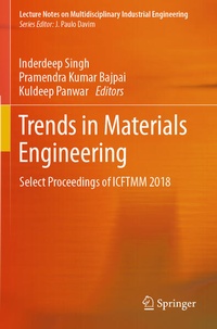 Enlarge image Cover: Trends in Materials Engineering - Springer