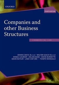 Abbildung von: Companies and other Business Structures - Oxford University Press Southern Africa