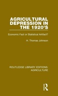 Cover: Agricultural Depression in the 1920's - Routledge