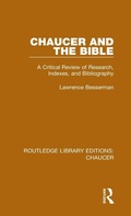 Cover: Chaucer and the Bible - Routledge