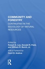 Cover: Community And Forestry - Routledge