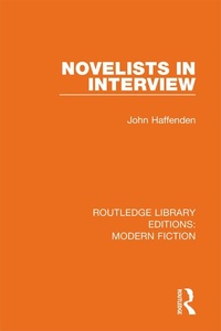 Enlarge image Cover: Novelists in Interview - Routledge
