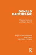 Cover: Donald Barthelme - Routledge