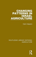 Cover: Changing Patterns in Israel Agriculture - Routledge