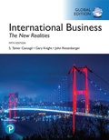 Cover: International Business: The New Realities, Global Edition - Pearson Education Limited