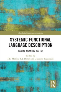 Enlarge image Cover: Systemic Functional Language Description - Routledge