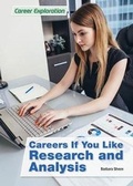 Cover: Careers If You Like Research and Analysis - Referencepoint Press