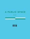Cover: A Public Space No. 30 - A Public Space
