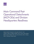 Cover: Main Command Post-Operational Detachments (MCP-ODs) and Division Headquarters Readiness - RAND