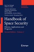 Cover: Handbook of Space Security - Springer