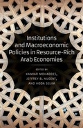 Cover: Institutions and Macroeconomic Policies in Resource-Rich Arab Economies - OUP eBook