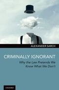 Bild: Criminally Ignorant - OUP eBook