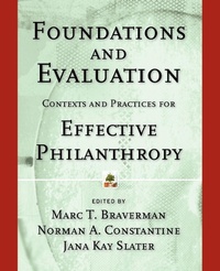 Enlarge image Cover: Foundations and Evaluation - Jossey-Bass