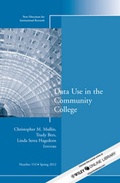 Cover: Data Use in the Community College - Jossey-Bass