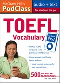 Cover: McGraw-Hill's PodClass TOEFL Vocabulary (MP3 Disk) - McGraw-Hill Contemporary