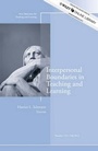 Cover: Interpersonal Boundaries in Teaching and Learning - Jossey-Bass