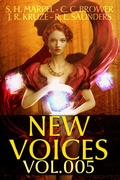 Cover: New Voices Vol. 005 (Speculative Fiction Parable Anthology) - Living Sensical Press