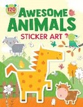 Cover: Awesome Animals Sticker Art - Clever Media Group