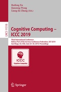 Cover: Cognitive Computing - ICCC 2019 - Springer
