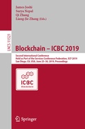 Cover: Blockchain - ICBC 2019 - Springer