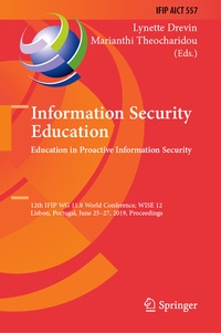 Abbildung von: Information Security Education. Education in Proactive Information Security - Springer