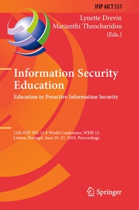 Abbildung von: Information Security Education. Education in Proactive Information Security - Springer