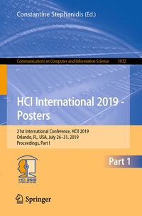 Abbildung von: HCI International 2019 - Posters - Springer