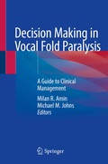 Cover: Decision Making in Vocal Fold Paralysis - Springer