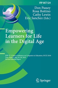 Abbildung von: Empowering Learners for Life in the Digital Age - Springer