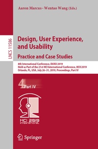 Abbildung von: Design, User Experience, and Usability. Practice and Case Studies - Springer
