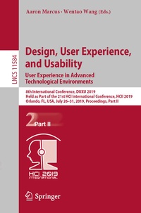 Abbildung von: Design, User Experience, and Usability. User Experience in Advanced Technological Environments - Springer