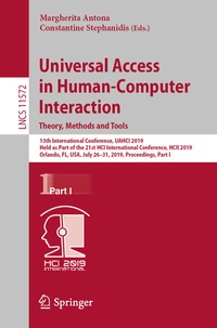 Abbildung von: Universal Access in Human-Computer Interaction. Theory, Methods and Tools - Springer