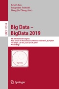 Cover: Big Data - BigData 2019 - Springer