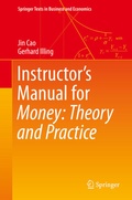Cover: Instructor's Manual for Money: Theory and Practice - Springer