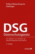 Cover: Datenschutzgesetz DSG - Manz