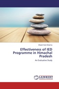 Cover: Effectiveness of IED Programme in Himachal Pradesh - LAP Lambert Academic Publishing