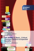 Cover: SIX SIGMA in Bank - Scholars' Press
