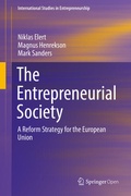 Cover: The Entrepreneurial Society - Springer