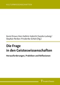 Cover: Die Frage in den Geisteswissenschaften - Frank & Timme