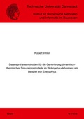 Cover: Datensynthesemethoden f&uuml;r die Generierung dynamisch-thermischer Simulationsmodelle im Wohngeb&auml;udebestand am Beispiel von EnergyPlus - Shaker