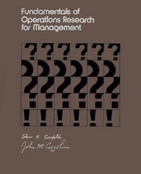 Enlarge image Cover: Fundamentals of Operations Research for Management - Ishi Press