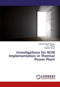 Cover: Investigations for RCM Implementation in Thermal Power Plant - LAP Lambert Academic Publishing