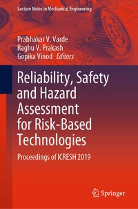 Enlarge image Cover: Reliability, Safety and Hazard Assessment for Risk-Based Technologies - Springer