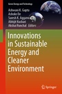 Cover: Innovations in Sustainable Energy and Cleaner Environment - Springer