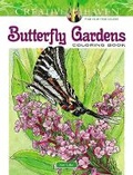 Cover: Creative Haven Butterfly Gardens Coloring Book - Dover Publications Inc.