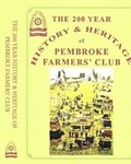 Cover: The 200 Year History and Heritage of Pembroke Farmers Club - Pembroke & Monkton Local History Society