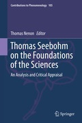 Cover: Thomas Seebohm on the Foundations of the Sciences - Springer