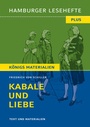 Cover: Kabale und Liebe von Friedrich Schiller. Ein bürgerliches Trauerspiel. (Textausgabe) - Bange, C