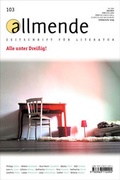 Cover: allmende 103 - Mitteldeutscher Verlag