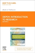 Cover: Introduction to Research E-Book - Mosby
